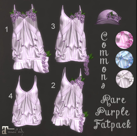 * Lilas * Purple Fatpack RARE