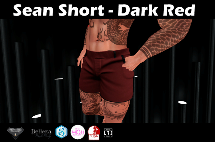 NE - Sean Short Dark Red