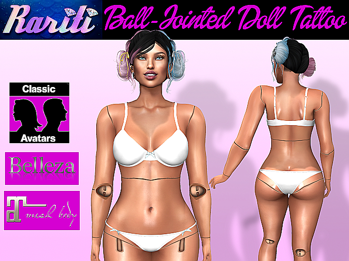 *Rariti* Ball Jointed Doll Tattoo