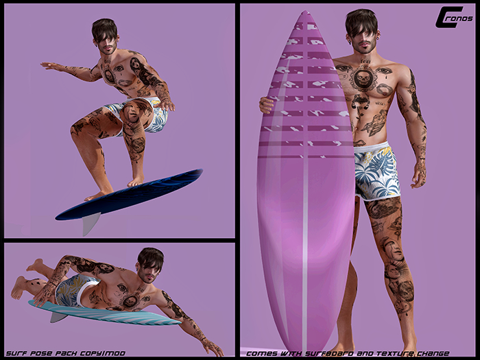 *Cronos Poses* Surboard pack (Wear)