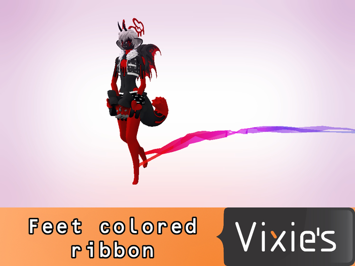 Feet colored Ribbon {Vixie's]