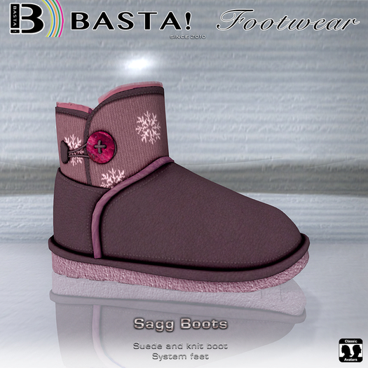 [ B! ] :SAGG BOOTS: (Fatpack - 9 colors)