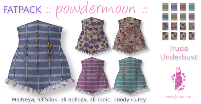 powdermoon - Trude Corset FATPACK With HUD