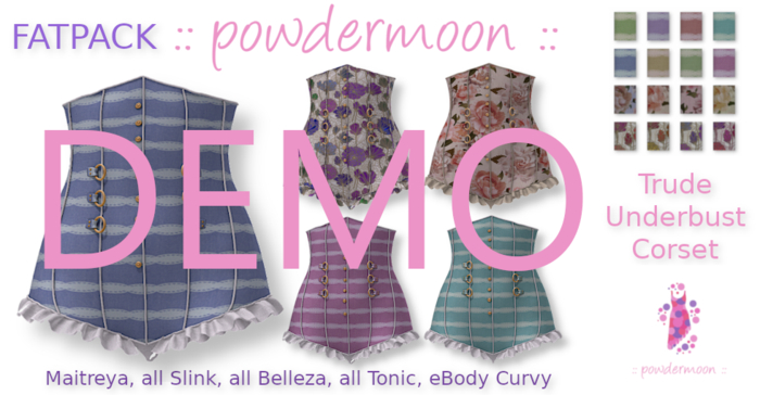 powdermoon - Trude Corset FATPACK DEMO W/HUD