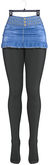adorsy - Elvira Denim Skirt+Stockings Corn - Maitreya/Legacy