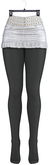 adorsy - Elvira Denim Skirt+Stockings White - Maitreya/Legacy