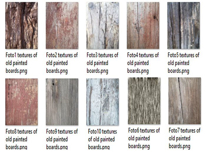 High quality textures old painted boards RX
