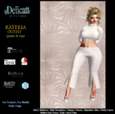 #PROMO#Delicatt Couture : Outfit Kateria - white