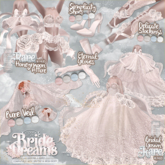 :Moon Amore: BrideDreams/ Delicate Stockings/ ROSE
