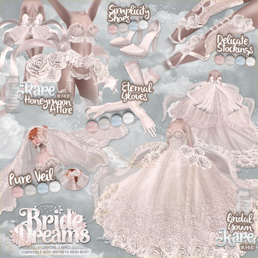 :Moon Amore: BrideDreams/  Eternal Gloves / ROSE