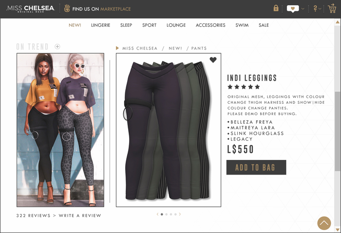 .miss chelsea. Indi Leggings Colour Pack 2