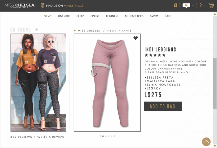 .miss chelsea. Indi Leggings Pink