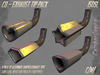 CQ - Exhaust tip pack