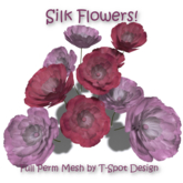 T-Spot Mesh - Silk Flowers - Full Perm - LI=0.5
