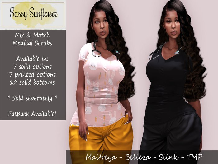 {SS} Medical Scrubs Bottoms- FATPACK