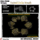 Full Perm Twisted Circles Wreath