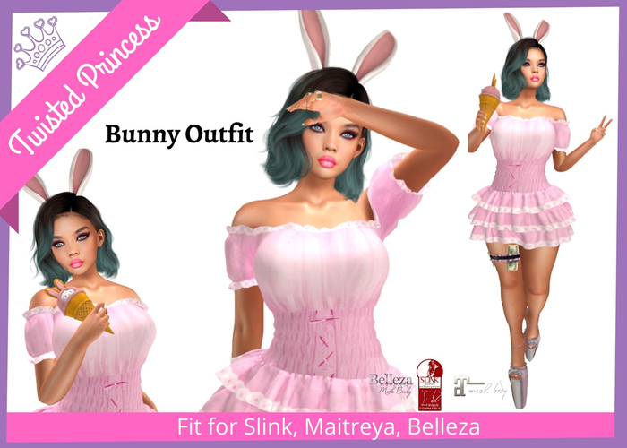 TP- Pink Bunny Outfit   unpacker