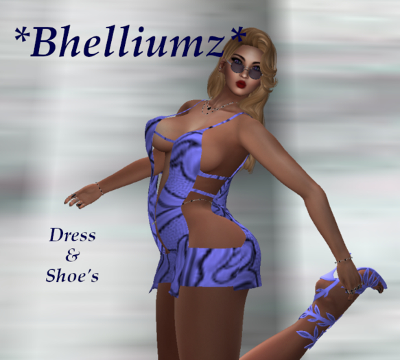 *Bhelliumz* Merri Dress light purple pack w/ shoe