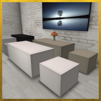 Second Life Marketplace - PROMO Simple Shop Display Blocks (Set of 8 ...