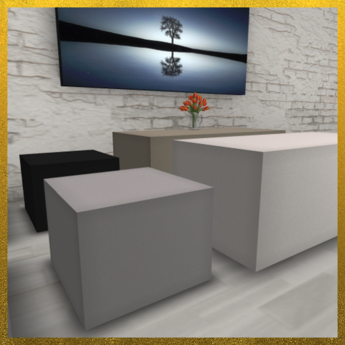 Second Life Marketplace - PROMO Simple Shop Display Blocks (Set of 8 ...