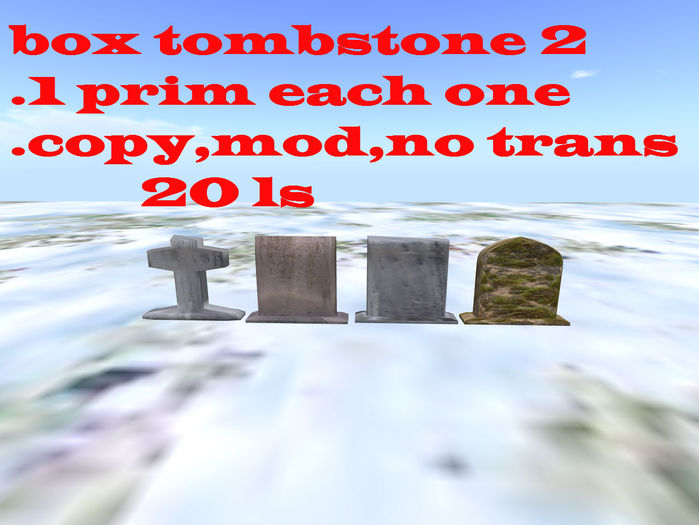 box tombstone