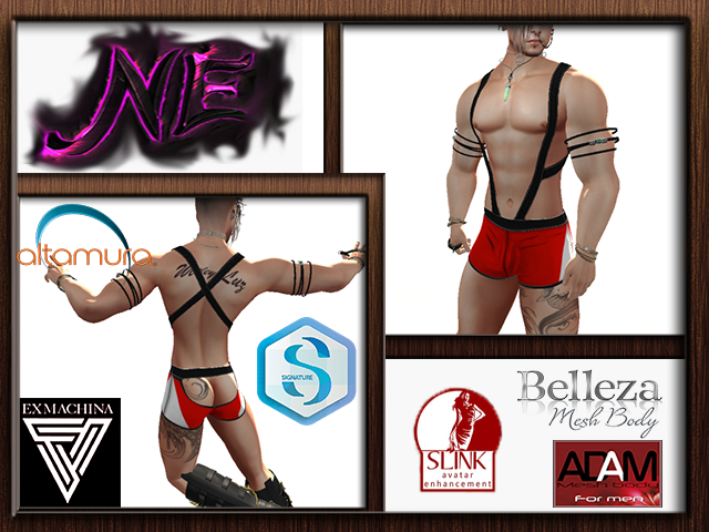 NE - Jack Jumpsuit Red