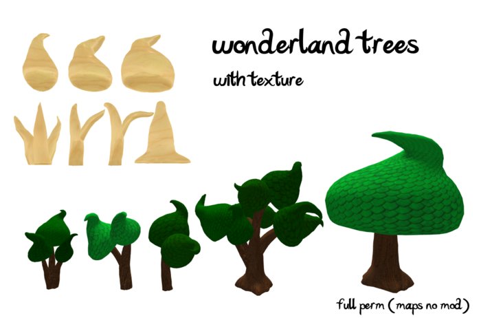 *Diesel Magic* wonderland trees maps with texture