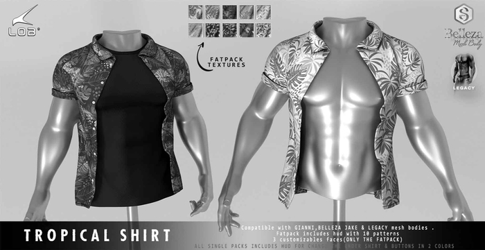 [LOB] TROPICAL SHIRT - (DEMO)