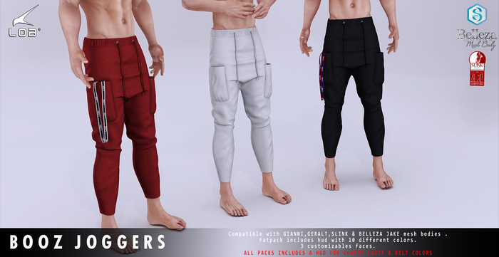 [LOB] BOOZ JOGGERS - WHITE