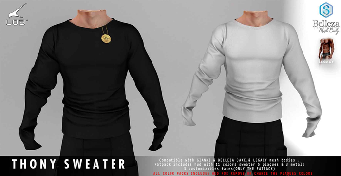 [LOB] THONY SWEATER - WHITE