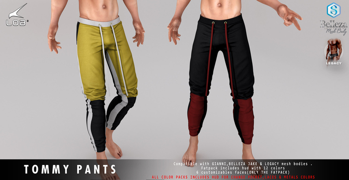 [LOB] TOMMY PANTS - BLACK