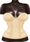 Kaithleen's Pin Up Set Corset - Yellow
