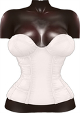 Kaithleen's Pin Up Set Corset - White