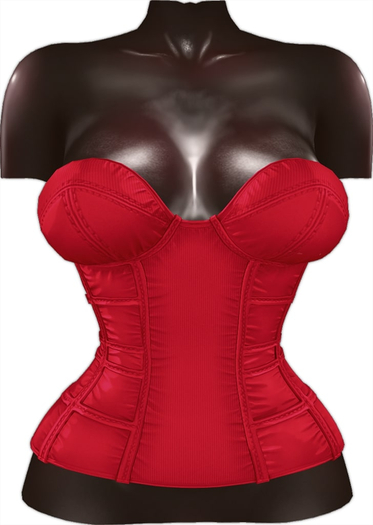 Kaithleen's Pin Up Set Corset - Red