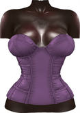 Kaithleen's Pin Up Set Corset - Purple