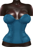 Kaithleen's Pin Up Set Corset - Navy