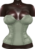 Kaithleen's Pin Up Set Corset - Green