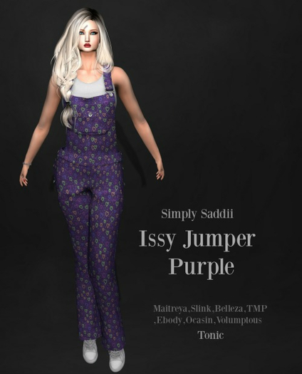 Simply Saddii-Issy Jumper-Purple Set