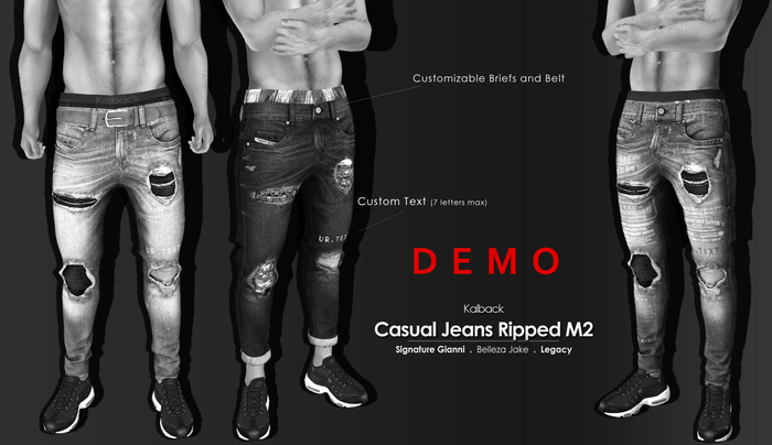 <Kalback> Casual Jeans Ripped M2 DEMO