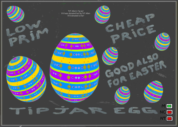 Tip Jar Easter Egg 05 Oeuf de Paques Tip Jar 05