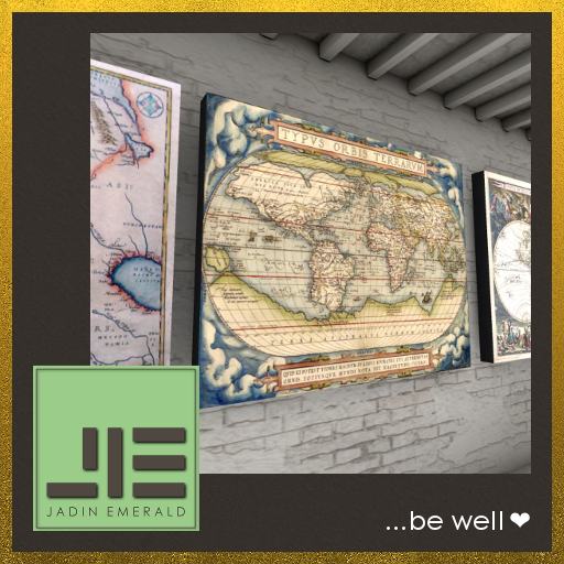JE. Antique Maps (Set) - C/M (Wear to Unpack)