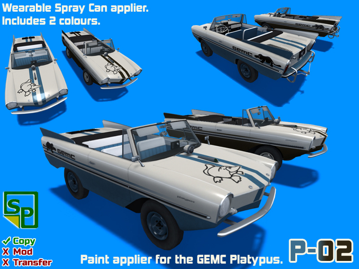 Platypus Paint Applier - P02 Blue/Brown