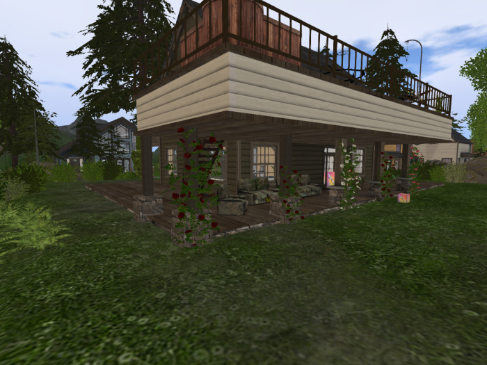 Linden Home Log Cabin Overlook Deck Addition (Boxed) All Colours