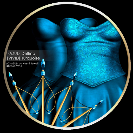 -AZUL- Delfina [VIVID]Turquoise