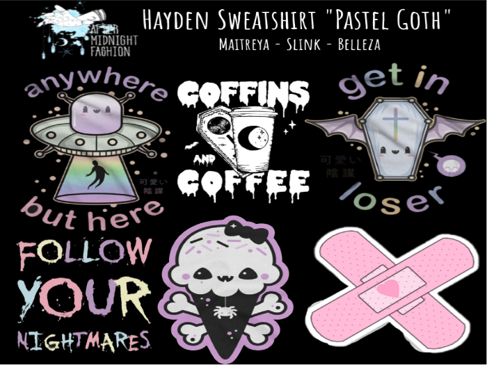 ::AMF:: Hayden Sweatshirt Pastel Goth