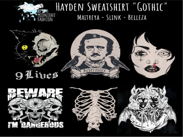 ::AMF:: Hayden Sweatshirt Gothic- Rez to open