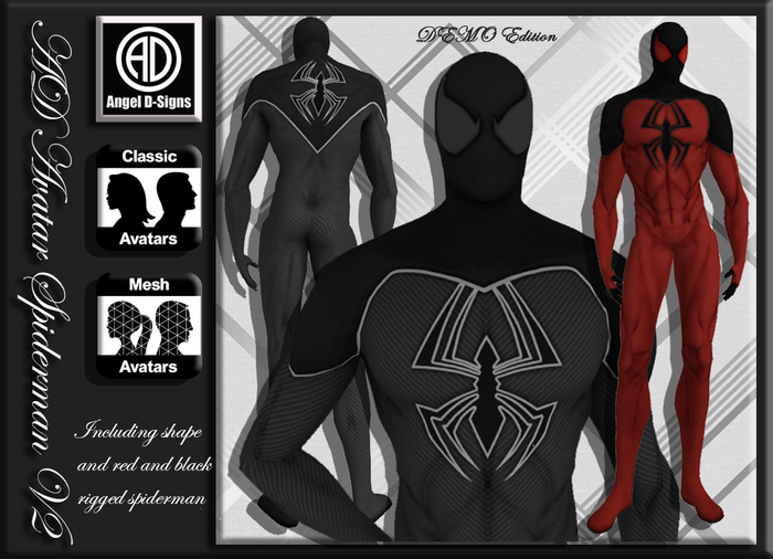 AD Avatar Spiderman V2 DEMO (wear!)