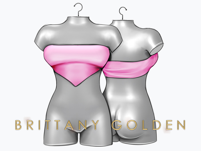 Brittany - Josline Top - Baby Pink