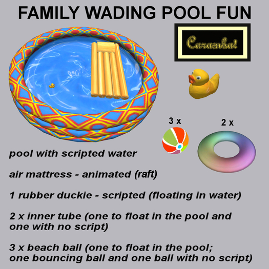 family wading pool fun