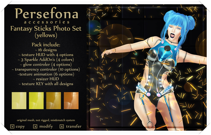 Persefona Fantasy Sticks (yellows)